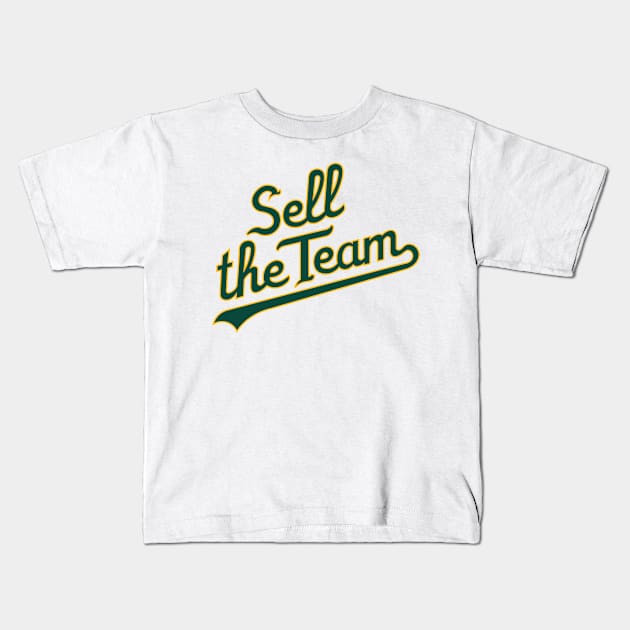 Sell the Team White Kids T-Shirt by CasualGraphic